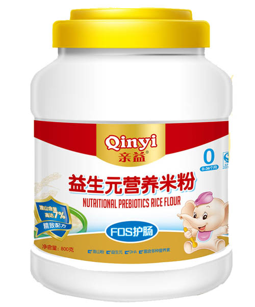 親益桶裝益生元FOS護(hù)腸營(yíng)養(yǎng)米粉0段