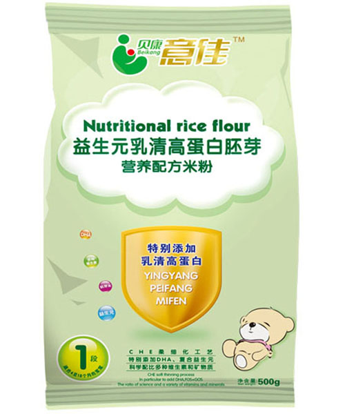 貝康意佳益生元乳清高蛋白胚芽米粉