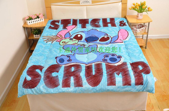 哈尼寶貝兒童冬被藍(lán)