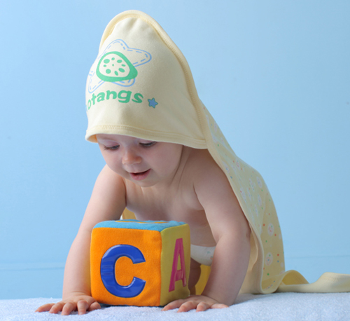 藕糖氏嬰兒內衣黃色