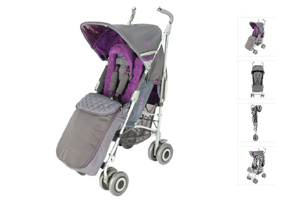 英國Maclaren瑪格羅蘭Techno XLR 2010款(灰紫)