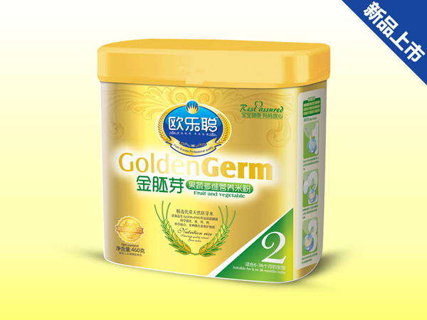 歐樂(lè)聰金胚芽果蔬多維營(yíng)養(yǎng)米粉2段