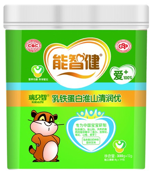 能智健312g乳鐵蛋白淮山清潤優(yōu)(奶伴侶)