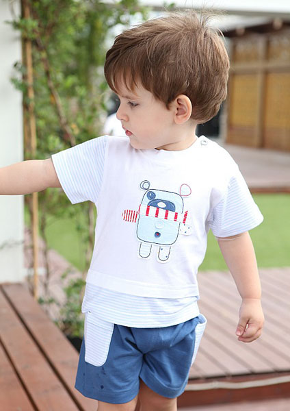 摩可拿新款純棉可愛套裝