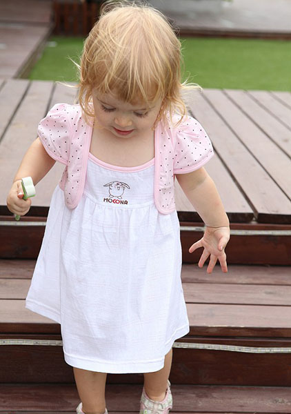 摩可拿夏季新款寶寶連衣裙