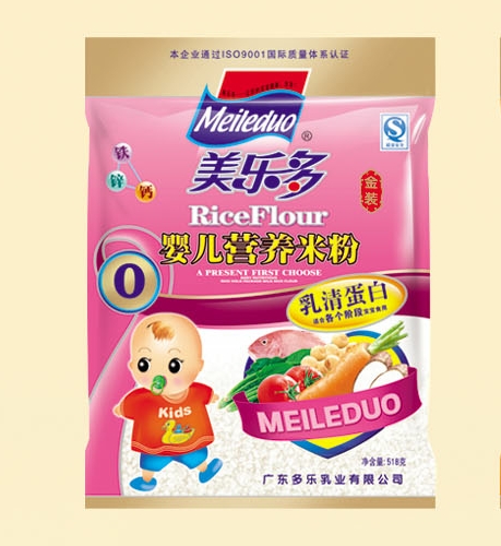 美多樂袋裝乳清蛋白嬰兒營養(yǎng)米粉0段