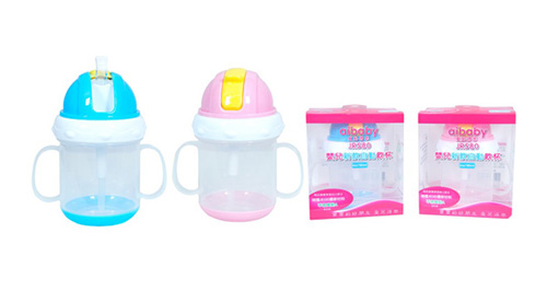 愛兒得樂180ml嬰兒JR580新款自動(dòng)飲杯