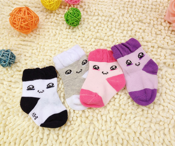 童尚春秋款笑臉襪