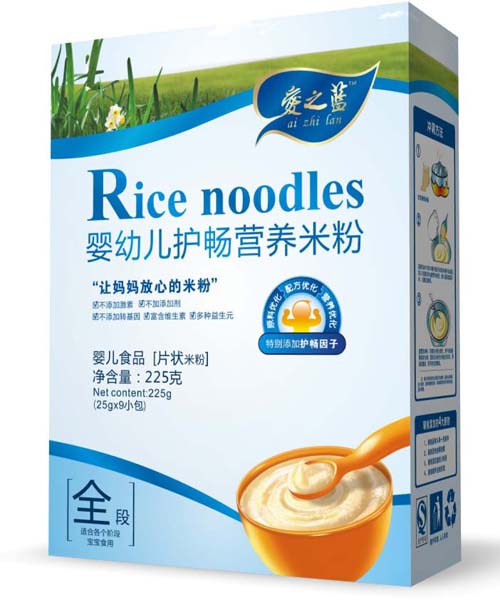 愛之藍(lán)嬰幼兒護(hù)腸營(yíng)養(yǎng)米粉全段
