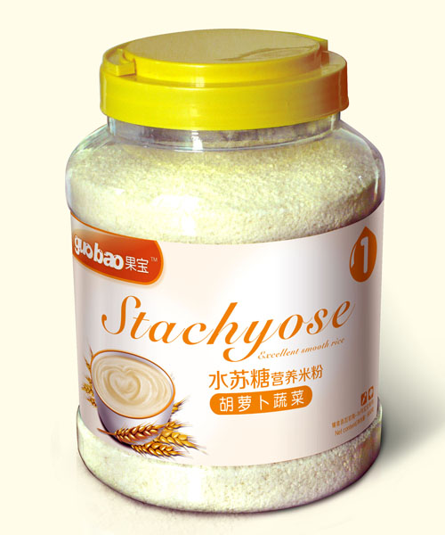 果寶胡蘿卜蔬菜水蘇糖營(yíng)養(yǎng)米粉