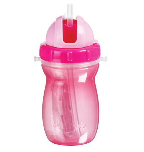 愛(ài)樂(lè)寶背帶水壺250ml粉色