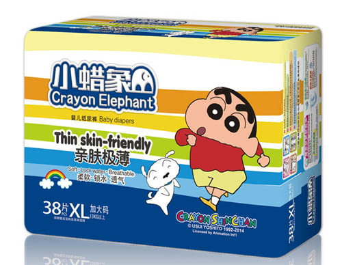 小蠟象親膚極薄嬰兒紙尿褲XL碼