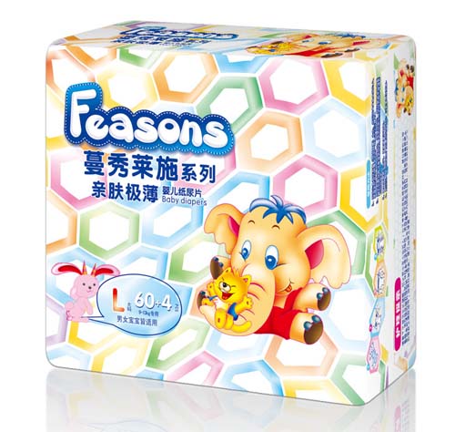 Feasons親膚極薄嬰兒紙尿片L碼
