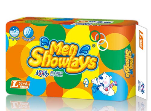 Menshowlays超薄嬰兒紙尿片L碼