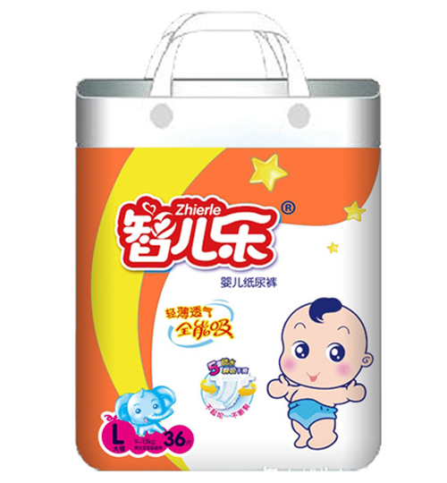 智兒樂輕薄透氣嬰兒紙尿褲L碼