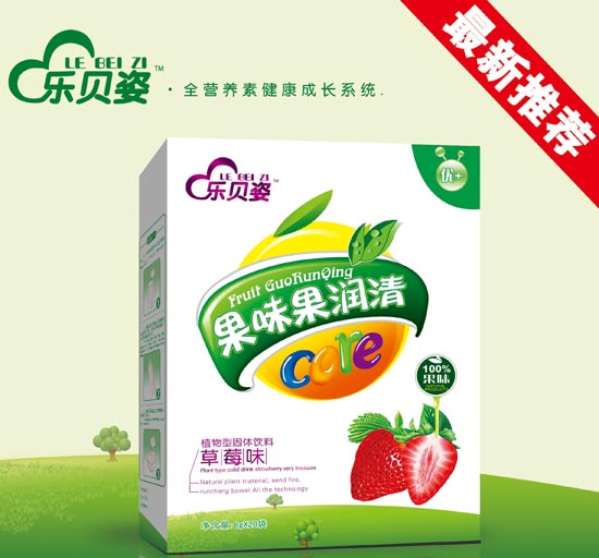 樂(lè)貝姿果味果潤(rùn)清草莓味