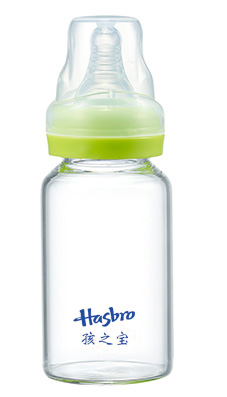孩之寶標口晶鉆玻璃奶瓶150ML
