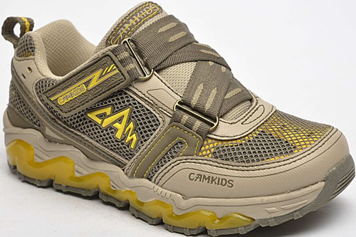 駱駝兒童板鞋黃色