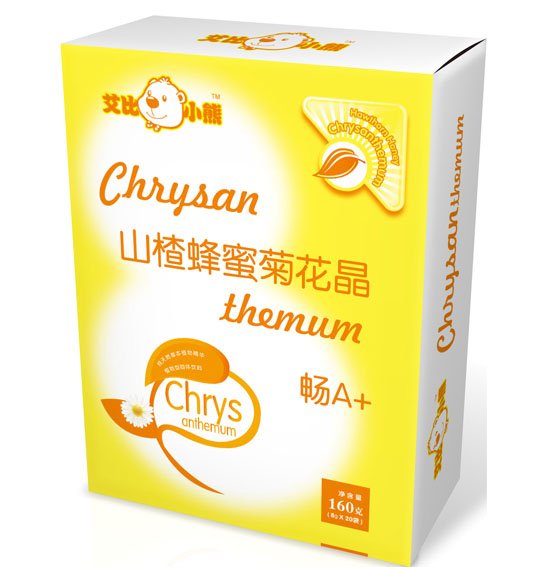 艾比小熊山楂蜂蜜菊花晶盒裝