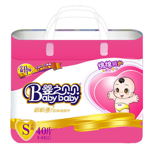 嬰之貝貝超極薄尿片小號40片