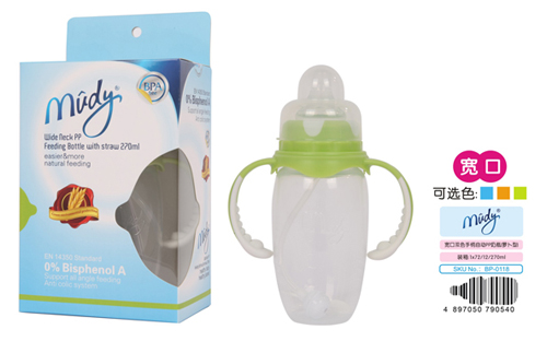 ���،����pɫ�ֱ��Ԅ�PP��ƿ(�}����)270ML