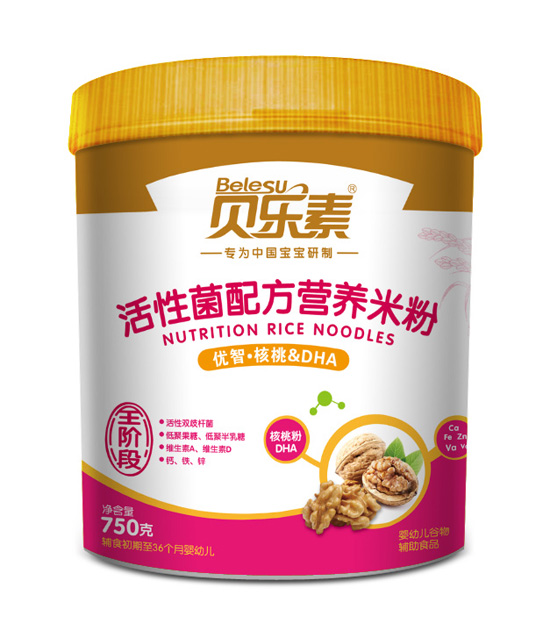 貝樂素優(yōu)智核桃DHA活性菌營(yíng)養(yǎng)米粉