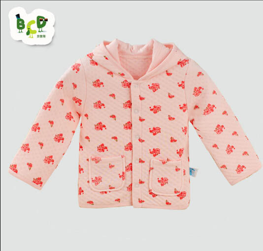 貝茜蒂粉色小花寶寶外套