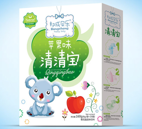 邦成貝樂清清寶盒裝蘋果味