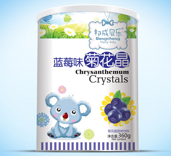 邦成貝樂菊花晶紙聽藍(lán)莓味