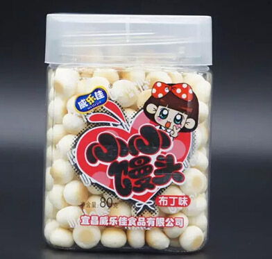 威樂(lè)佳布丁味饅頭80克