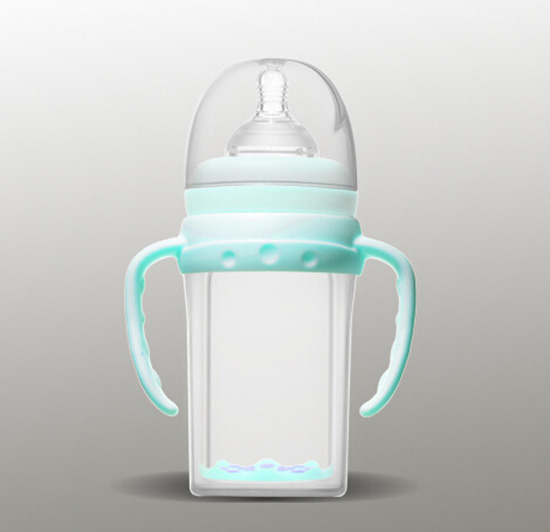 愛弗圖西180MLPP寬口直身奶瓶(翡翠藍)