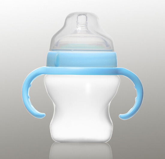 愛(ài)弗圖西240MLPP寬口葫蘆型奶瓶(湖藍(lán))