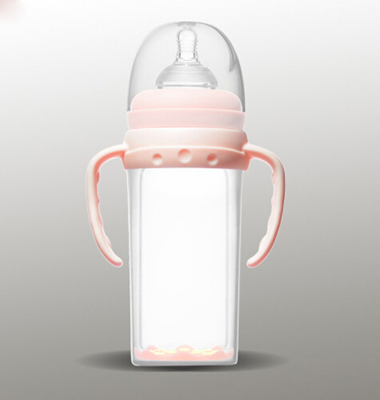 愛弗圖西240MLPP寬口直身奶瓶(公主粉)
