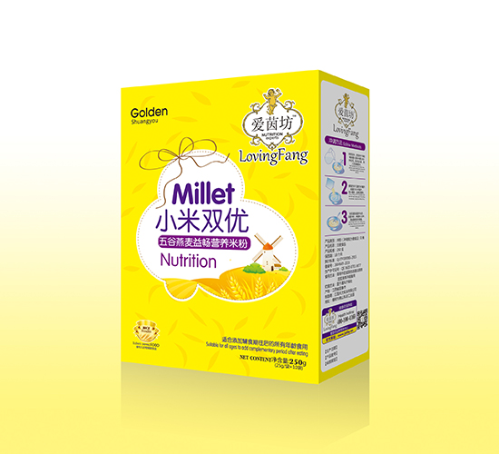 愛(ài)茵坊小米雙優(yōu)五谷燕麥益暢營(yíng)養(yǎng)米粉盒裝