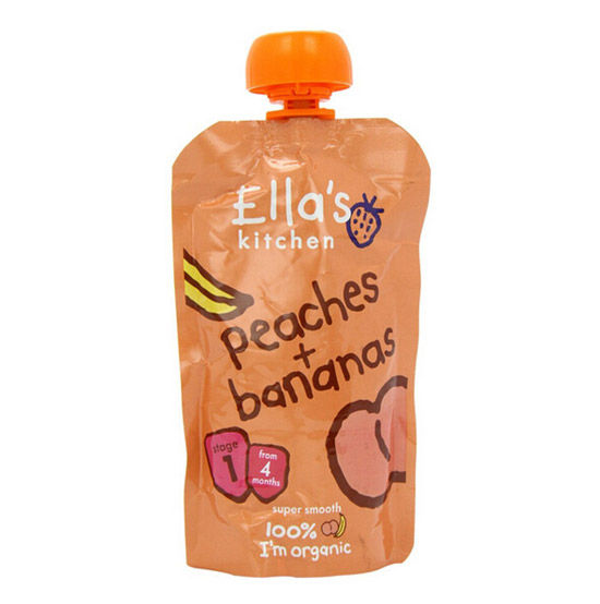 Ella s-Kitchen蜜桃香蕉果泥