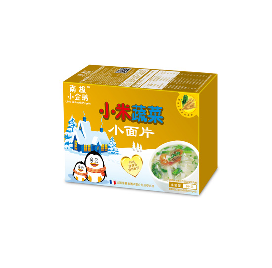 南極小企鵝小米蔬菜小面片204克