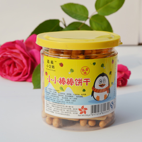 南極小企鵝小小棒棒餅干蔬菜味