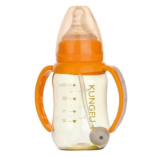 功夫?qū)氊怭PSU弧形自動小奶瓶