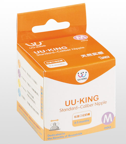 UU·KING標準口徑母乳實感奶嘴M