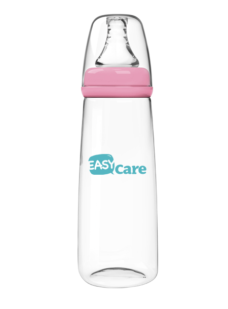 伊斯卡爾240mlPP標準口徑奶瓶(紅)