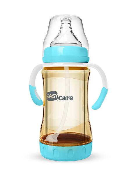 伊斯卡爾160mlPPSU安全玻璃自動奶瓶(藍(lán))