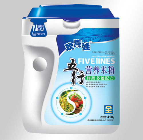 歡喜娃鮮蔬多維配方五行營養(yǎng)米粉