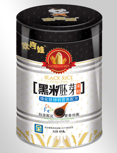 歡喜娃強(qiáng)化鐵鋅鈣配方黑米胚芽米粉