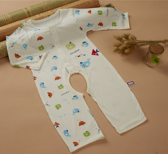 金色小魚(yú)蘆薈纖維單面小魚(yú)開(kāi)檔哈衣