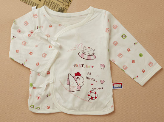 金色小魚麻塞爾纖維單面小魚半背合同衫