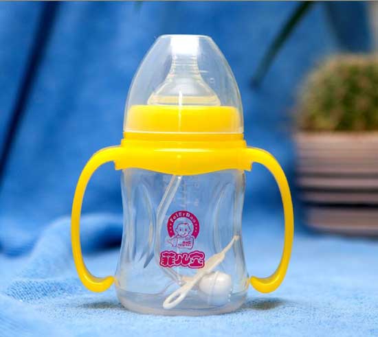 菲兒寶210ML寬口PP全自動(dòng)奶瓶(黃色)