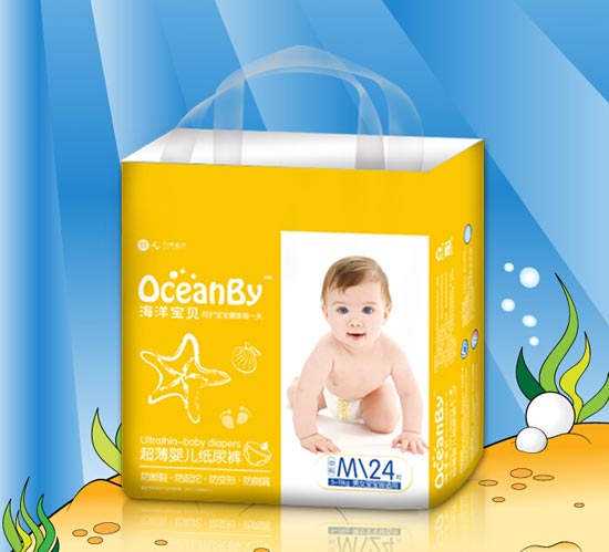 海洋寶貝超薄嬰兒尿不濕M碼24片
