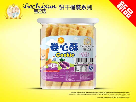 寶之選紫薯味卷心酥