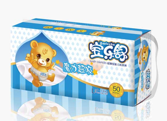 寶樂舒魔力超吸超薄紙尿褲大包L碼