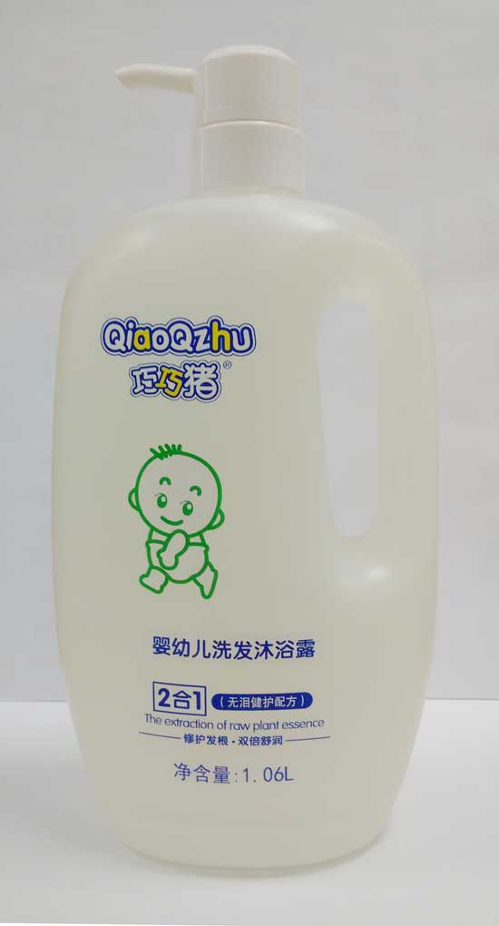 巧巧豬嬰幼兒洗發(fā)沐浴露1